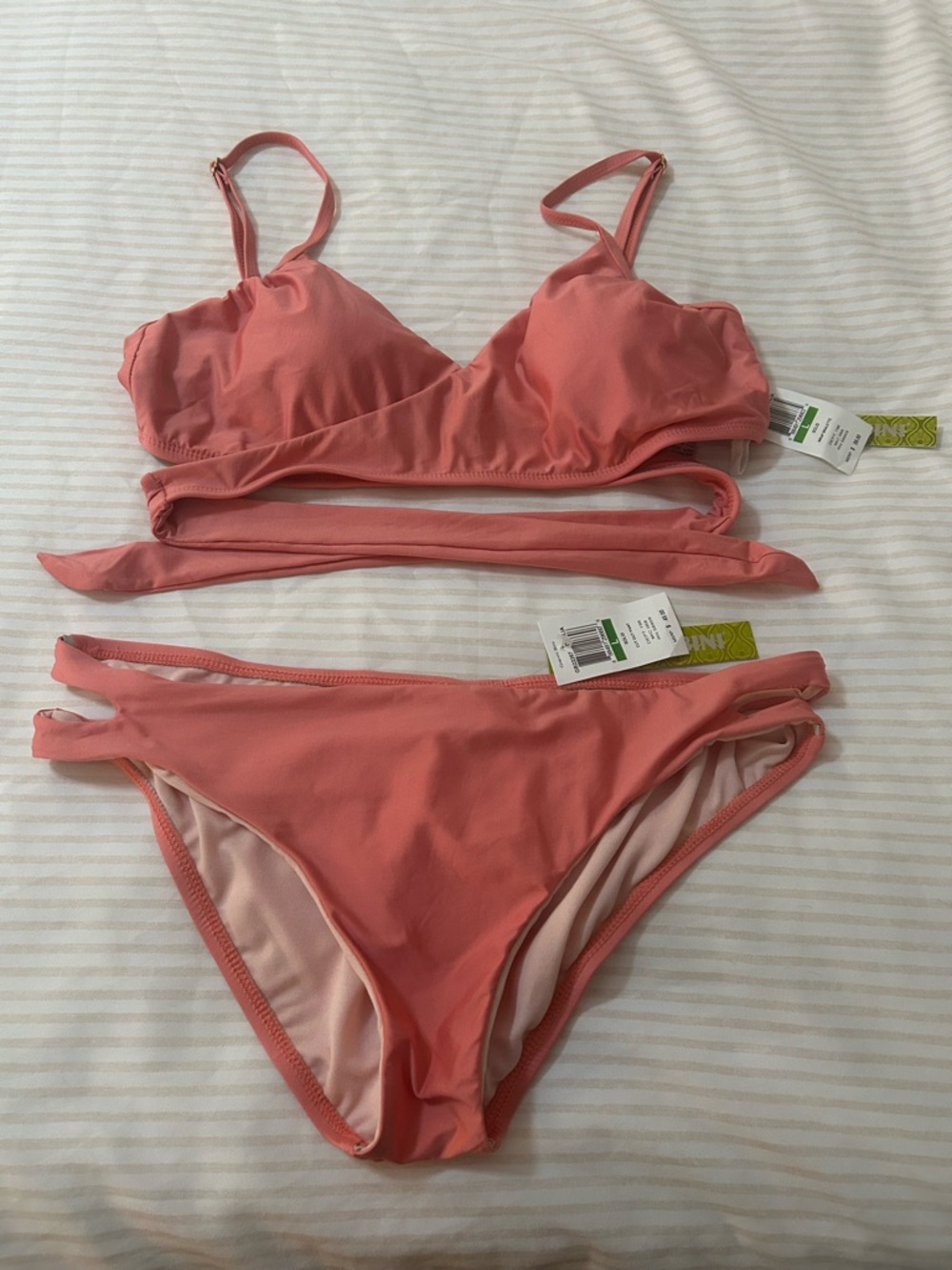 Gianni Bini Coral-Pink Bikini Bottoms